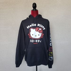 New Sanrio Hello Kitty  sweatshirt black Large